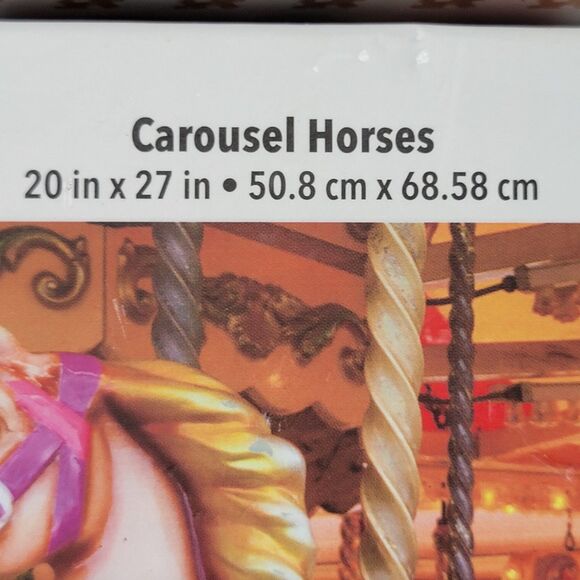 Carousel Horses 1000 Piece Puzzle Big Ben - SEALED - Picture 3 of 3
